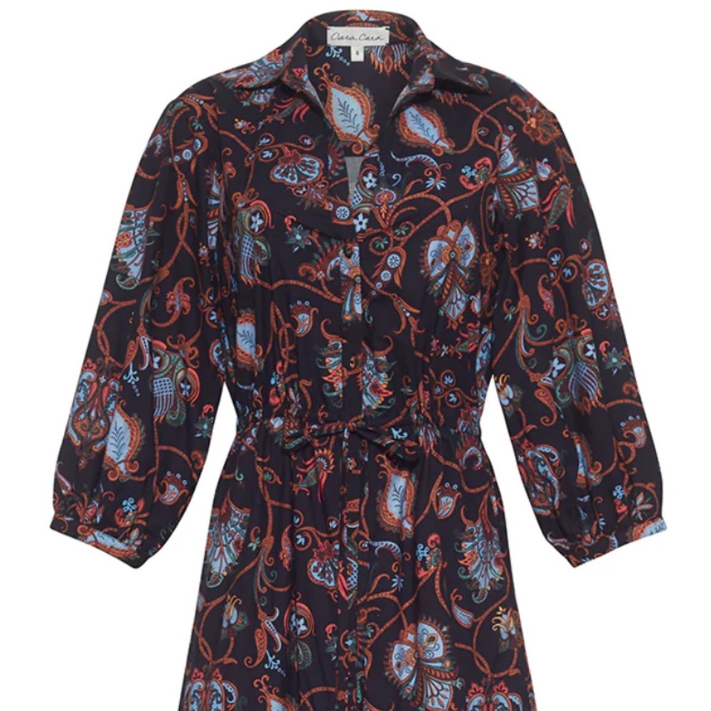 NWT!!! Cara Cara Hutton Dress | Marcel Black Coral